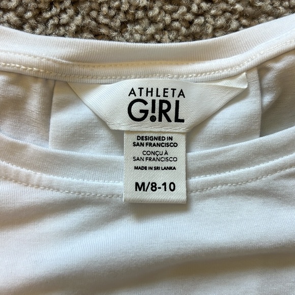 Athleta Girl outfit girls size 8-10. Long sleeve top and elastic waist shorts - Picture 8 of 12